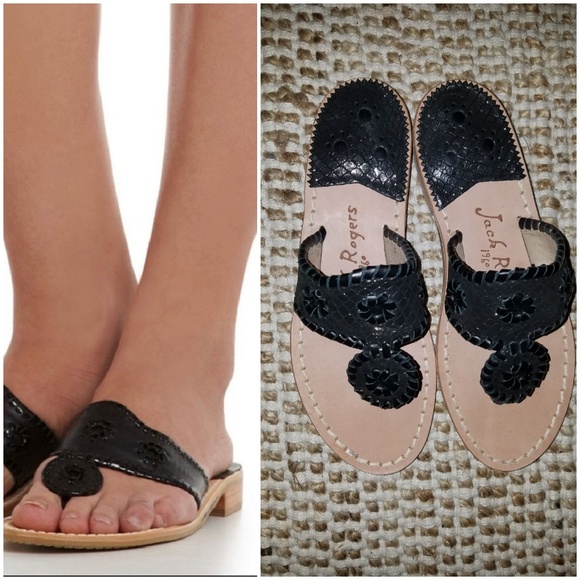 Jack Rogers Shoes - Jack Rogers black size 5 sandals